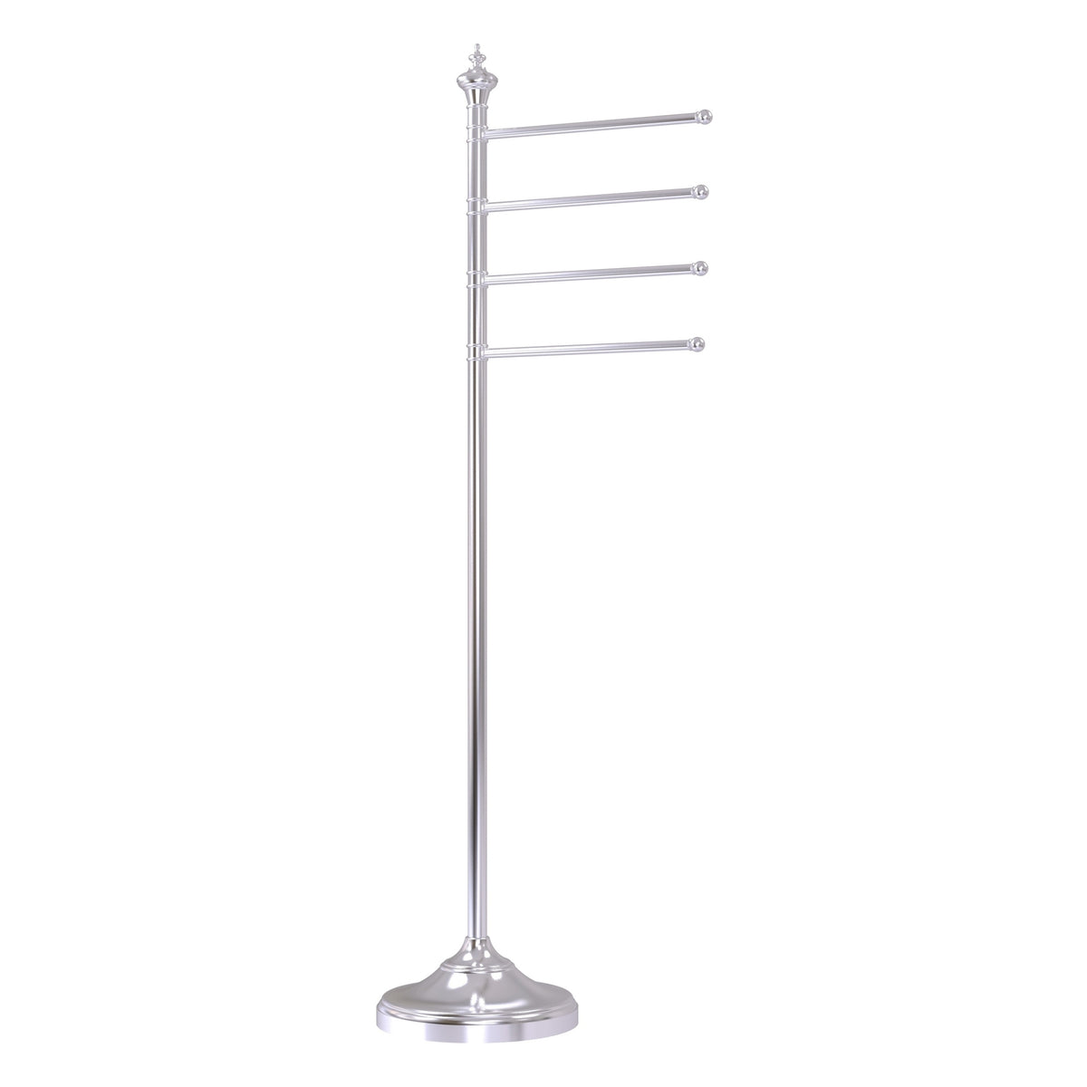 Freestanding 4 Pivoting Swing Arm Towel Valet