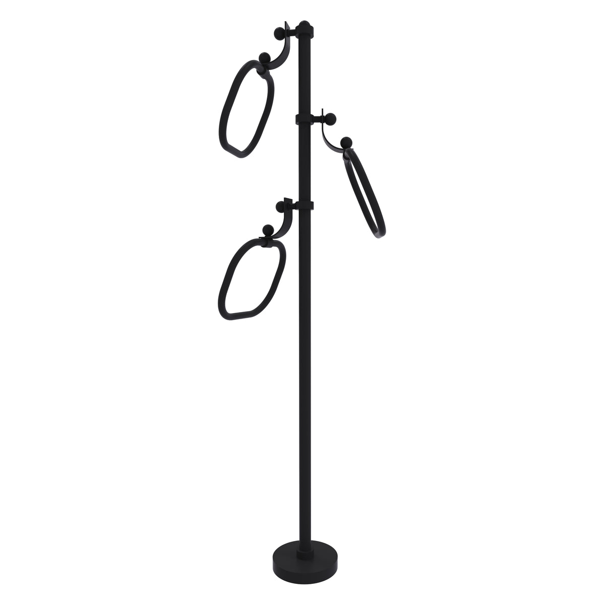 Towel Stand with 9 Inch Oval Towel Rings