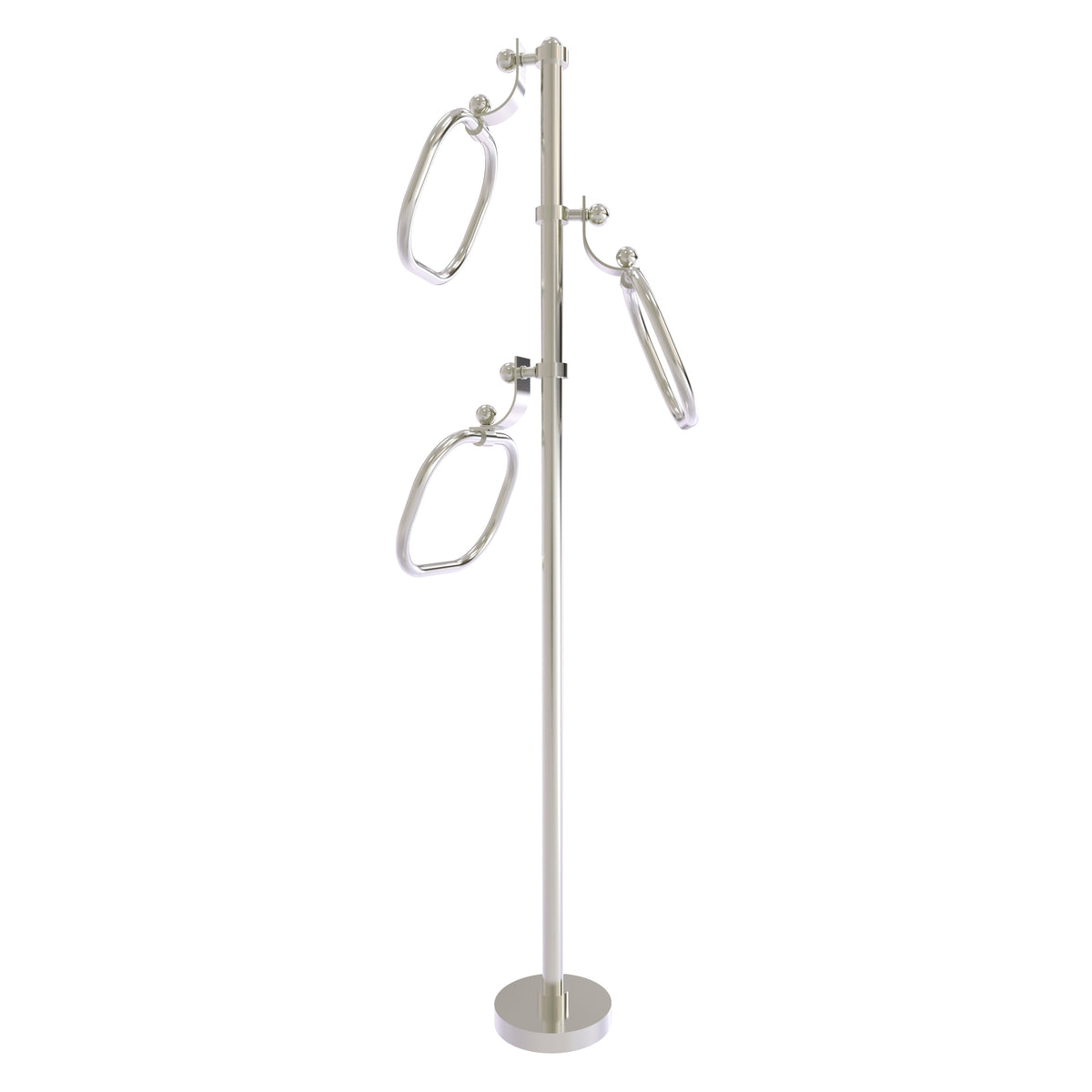 Towel Stand with 9 Inch Oval Towel Rings