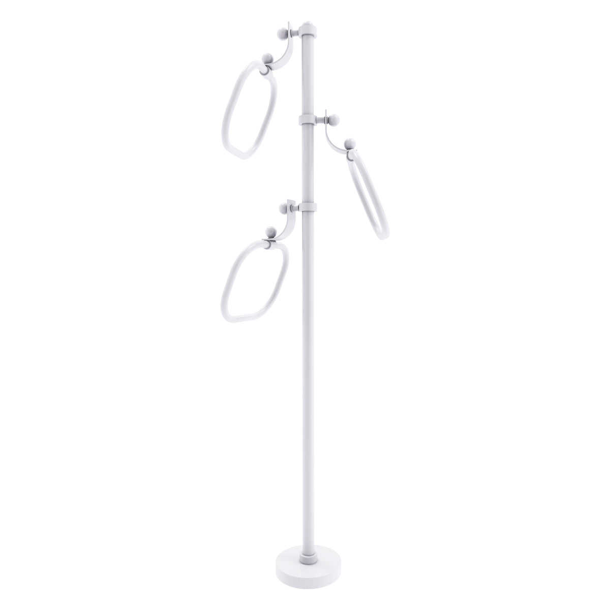 Towel Stand with 9 Inch Oval Towel Rings