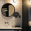 8 Inch Wall Mounted Extending Make-Up Mirror with Smooth Accents