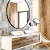8 Inch Wall Mounted Extending Make-Up Mirror with Smooth Accents