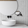 8 Inch Wall Mounted Extending Make-Up Mirror with Dotted Accents