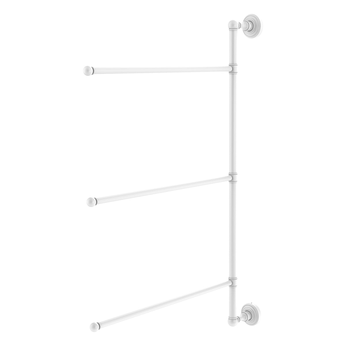 3 Swing Arm Vertical 28 Inch Towel Bar