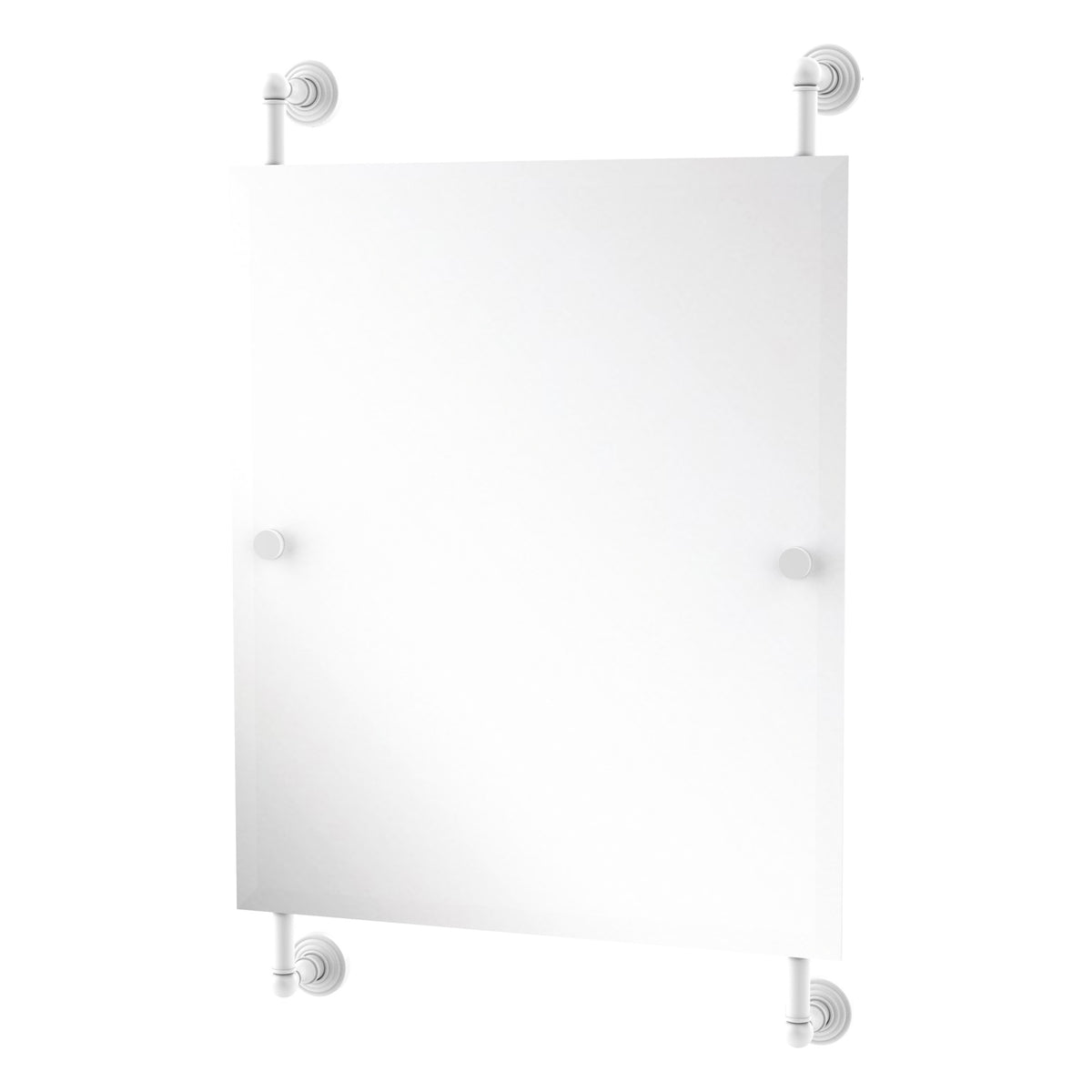 Waverly Place Collection Rectangular Frameless Rail Mounted Mirror