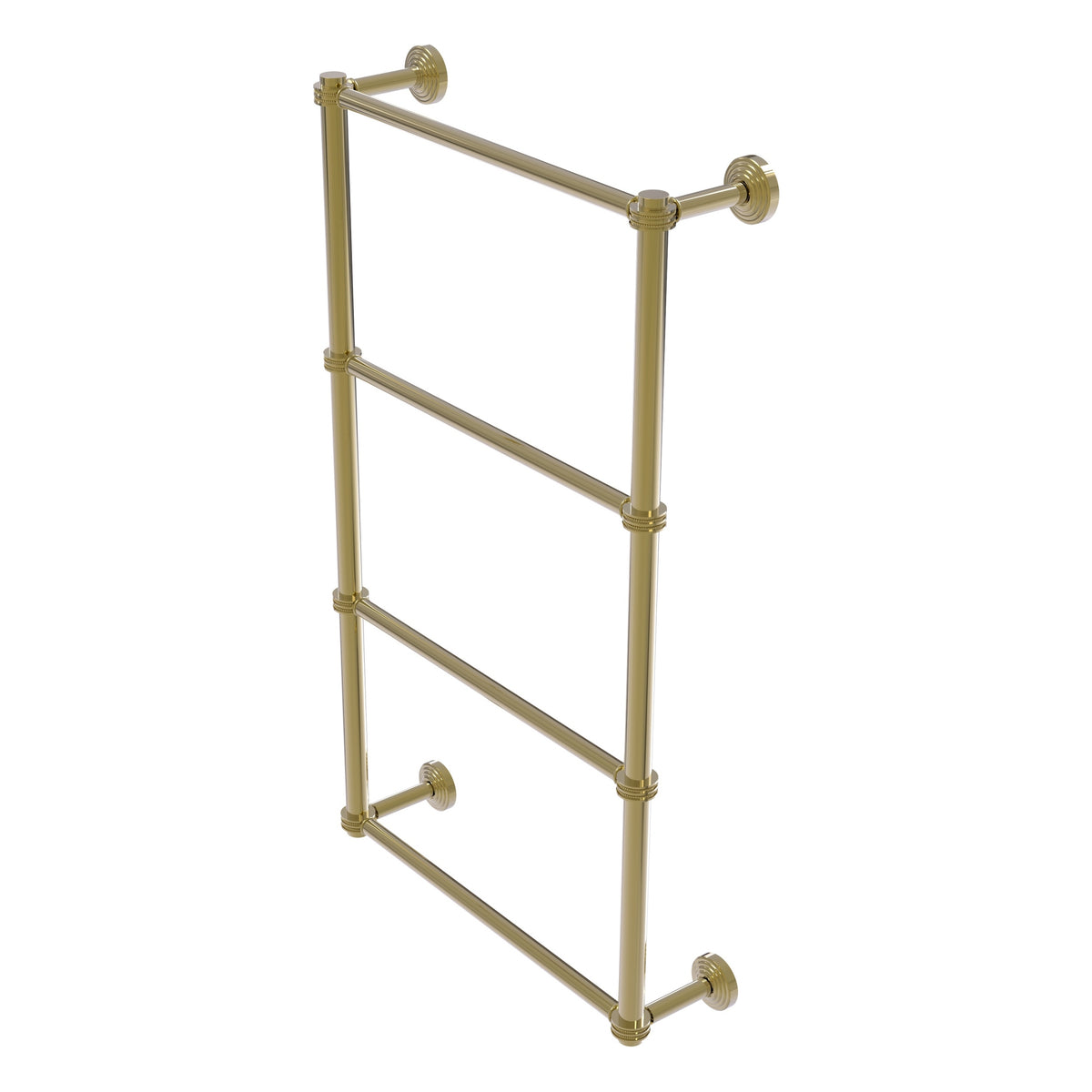 Waverly Place Collection 4 Tier Ladder Towel Bar with Dotted Accents