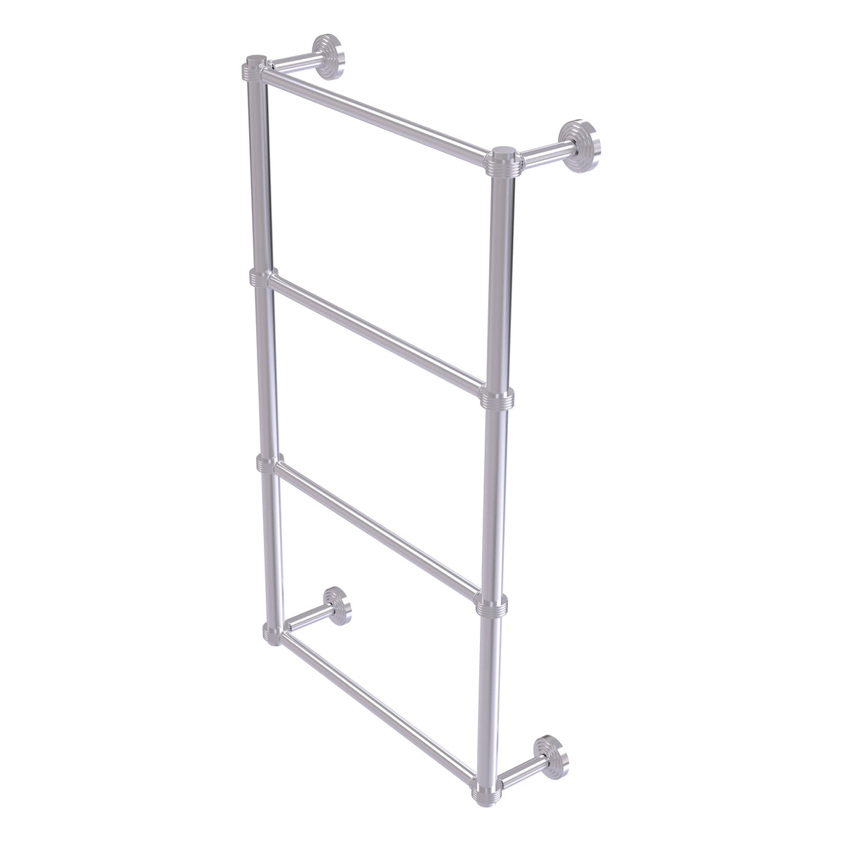 Waverly Place Collection 4 Tier Ladder Towel Bar with Grooved Accents