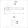 Euro Style Toilet Tissue Holder