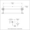 Washington Square Collection  Double Towel Bar